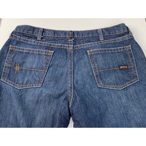 Ariat Work M5 FR Stackable Straight Leg Jean Pant Men’s 40x30 CAT 2 2112 Denim - Picture 10 of 16